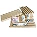 Produktbild 4 Stück Domino Halter, Holz Domino Rack Für Domino Fliesen Mexikanischer Mahjong Kinder Senioren Erwachsene Professionelle Spieler (ohne Domino)