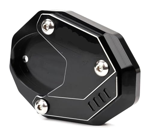 Support latéral pour Z500 extension béquille moto antidérapante coussinet pied plaque noir