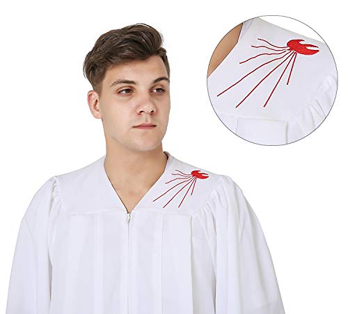 IvyRobes Unisex-Adult's Confirmation Robe Choir Robe for Baptisms with Dove4