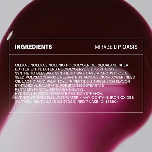 Image of The Outset Lip Oasis Hydrating Lip Balm, Glossy Moisturizing Lip Treatment for Dry, Sensitive Lips, Clean, Vegan & Gluten-Free, Sheer Tint Mirage, 0.3 oz