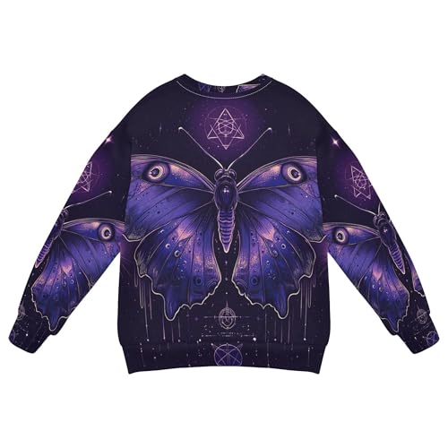 Wudan Butterfly Black Kids Boys Sweatshirt Hoodie Crewneck Kids Hoodies Boys2