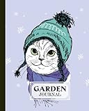  Garden Journal: Premium Cute Cat Cover Garden Journal, A Place To Organize, Plan, Record, and Dream About Your Vegetable Garden, 120 Pages, Size 8\