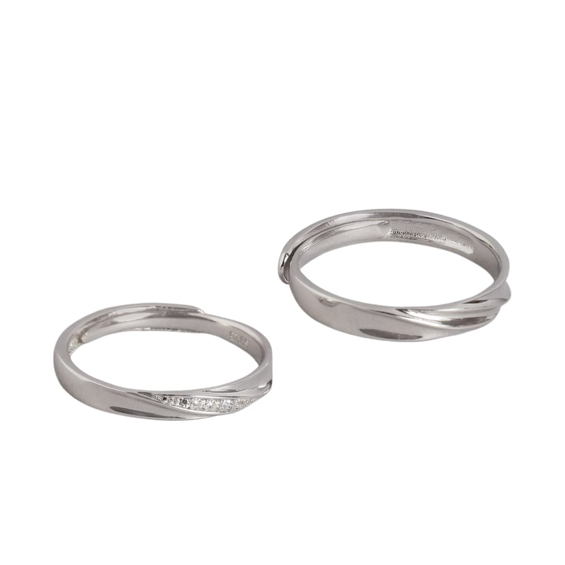 See full amazon price history chart for ZAVYA 925 Sterling Silver Matching Cubic Zirconia CZ Studded Rhodium Plated Lovers Couple Rings | Gift for Women and Men | Gift for Boys and Girls | With Certificate of Authenticity and 925 Hallmark ZAVYA 925 Sterling Silver Matching Cubic Zirconia CZ Studded Rhodium Plated Lovers Couple Rings | Gift for Women and Men | Gift for Boys and Girls | With Certificate of Authenticity and 925 Hallmark (B0BHZTJH25) Amazon Price History, Amazon Price Tracker