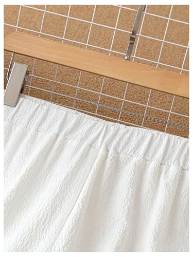 SHENHE Women's Summer Wide Leg Loose Pants Hollow Eyelet Elastic Waist Boho Vacation Trousers3