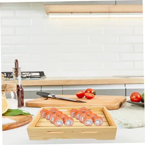 Bandeja de madera para sushi Alipis miniatura 5