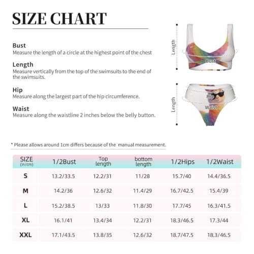 Maillot de bain deux pièces push-up triangle réglable avec coussinets - 5