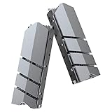 El disipador de calor SSD de aluminio extruido tiene grandes aletas como branquias de tiburón, la forma del disipador de calor tiene una mayor área de contacto con el aire. Forma sólida, sin obstrucción al flujo de aire, tendrá más calor generado por NVME o NGFF SSD