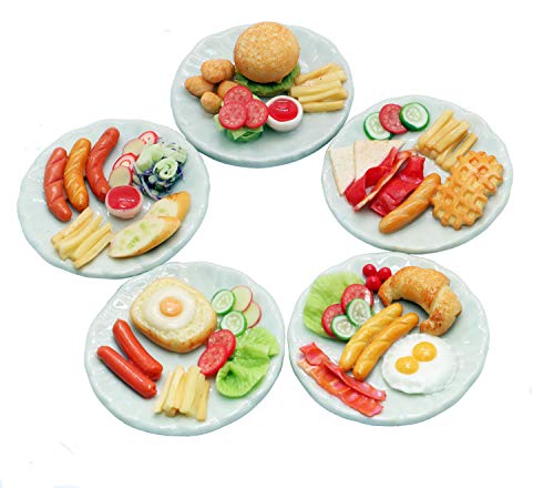 ThaiHonest 5 Mix Dollhouse Miniature Food,Tiny Food,Dollhouse Food