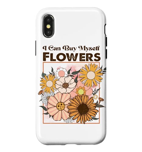 I Can Buy Myself Flowers ���g���{�^�j�J�����p �X�}�z�P�[�X iPhone X/XS �p