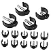 HAPINARY Adjustable Cane Clamp Cup Holder 20pcs Set for 22/25/28mm Sticks Secure Easy to Install