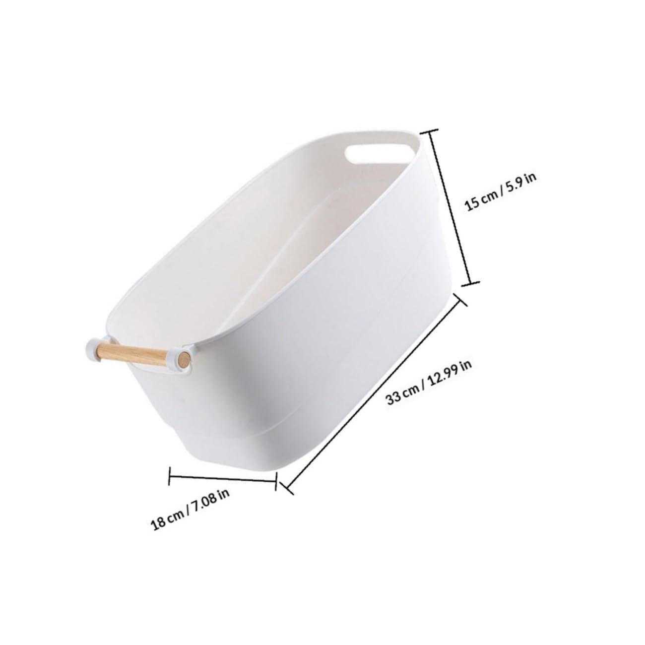 Ciotola per Ammollo Manicure in Pp Stile Giapponese Bianco, Strumento per Nail Art Professionale e Casa, Materiale Non Rovinante e Delicato sulla Pelle