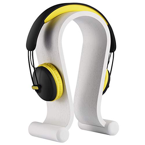 Samdi Wooden Headphone Stand/Wooden Headset Holder/Omega Universal Wood Headset Hanger for All Headset