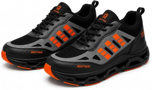 Image of Men Lightweight Running Gym Walking Sneakers for Men with Anti Slip Rubber Sole | Stylish & Comfortable | Ideal for Daily Use, Casual Outings, Parties, Travel & Gifts