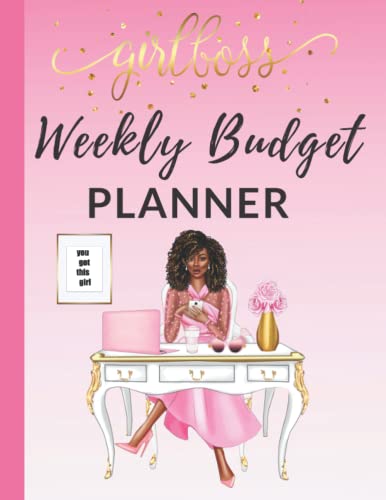 Girl Boss Weekly Budget Planner: Large Weekly & Monthly Budget Planner, Undated Financial Organizer, Money Record Log Book With Daily Bills & Expenses ... 8.5 x 11 Inches, Ideal Gift, Pink Cover image 2
