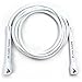 Elite Jumps 6mm PVC Jump Rope – Adjustable All-White Fitness Skipping Rope with Unbreakable Handles & Non-Kinking Cord – Premium Workout Equipment for Men & Women