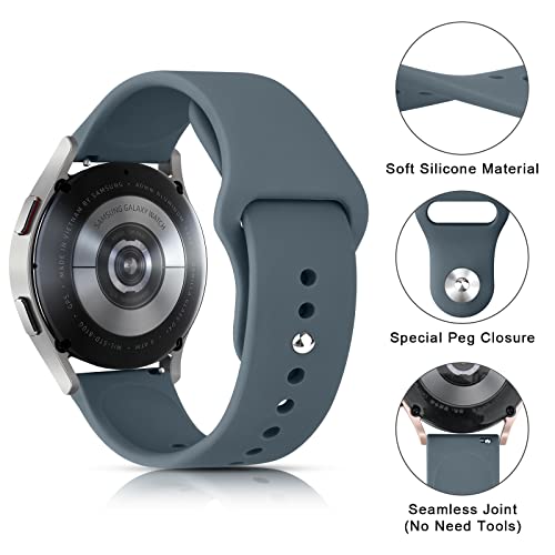 Amzpas Pulseiras para Samsung Galaxy Watch 7 de 40 mm e 44 mm, Galaxy Watch FE de 40 mm, pulseira de