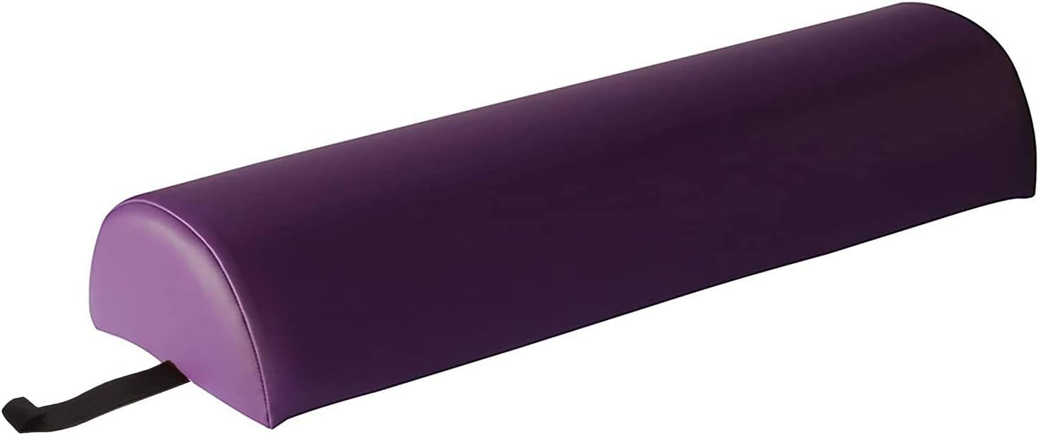 Therapist's Choice 9"x26"x4.5” Large Half Round Semi-Round Massage Table Bolster (Beige)