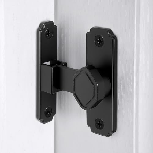 Black 90 Degree Right Angle Door Latch ，Sliding Door Latches