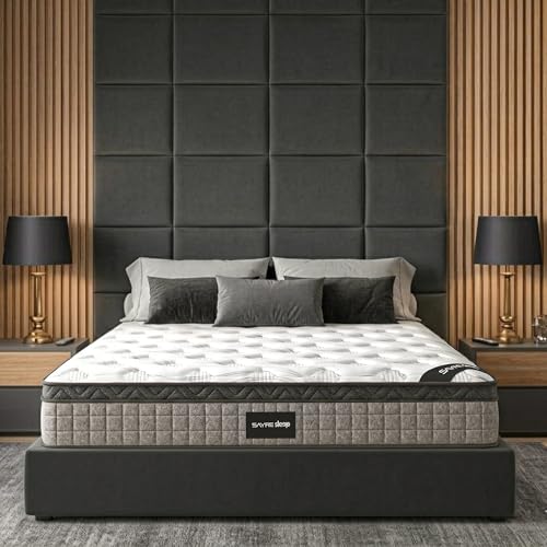 Sayre 12 Inch Queen Memory Foam Mattress in a Box –...