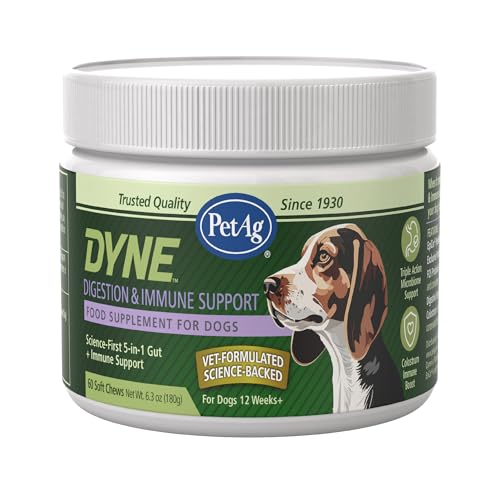 PetAg Dyne Soft Chews, Digestion & Immune Support - Vet-Formulated