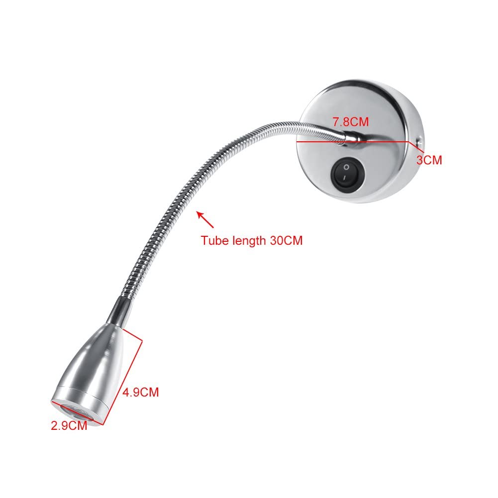 Lampe De Bureau Zerodis LED 3W Avec Clip Flexible Col De Cygne - Lampe Lecture Protection Yeux Noir Aluminium