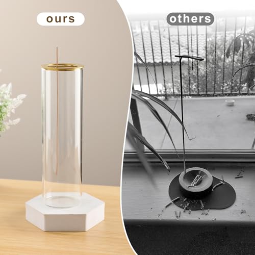 image for Ceremony Incense Holder, 2 in 1 Incense Burner for Sticks, Ash-Proof G
