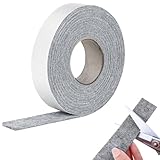 4cm×4m Tiras Absorbentes de Condensación para Ventanas, Tiras de Fieltro Anticondensación Cinta, para Ventanas, Espejos y Baños (Gris)