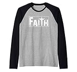 faith jesus by merch creation studio maglia con maniche raglan