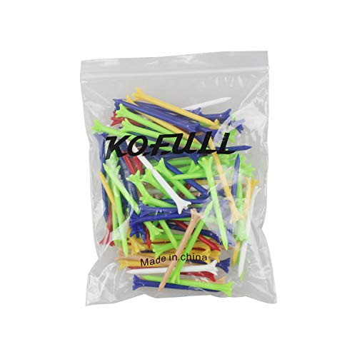 Miniatura 8 de Kofull Golf Tees Zero Friction Tour Tees - Tees De Golf De 7 Puntas Plástico, 70 Mm, 100 Unidades