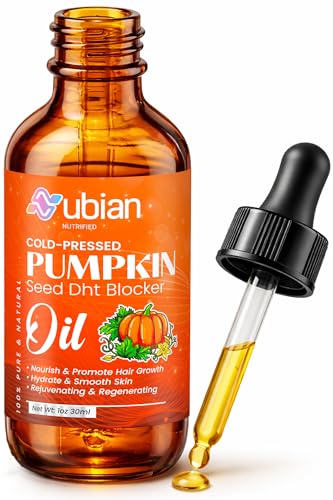 Nubian Nutrified Organic Pumpkin Seed Oil - DHT Blocker for Women Hair Growth - DHT Blocker For Men - Pumpkin Seed Oil for Hair Growth