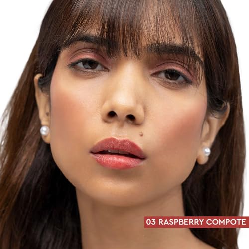 Image of Kiro Afterglow Lip & Cheek Tint - Raspberry Compote, 5g | Hydrating, Buildable, Lightweight | Infused with Hyaluronic Acid, Crambe Seed Oil & Rosehip Oil | Natural Flush, Non-Patchy Finish (Pack of 2)