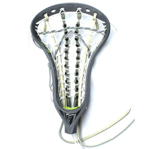 EVERY SPORT FOR LESS.COM Brine Dynasty Elite II Limited Edition Flex Pocket Strung Lacrosse Head - Titanium/Vibrant Yellow