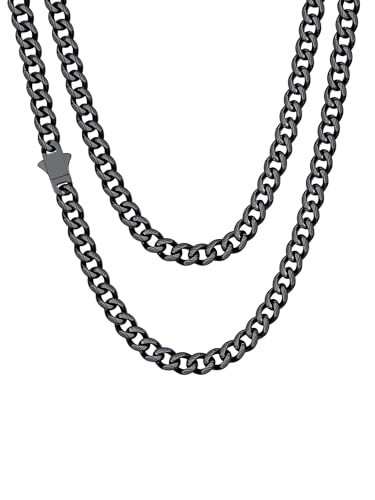 Chaîne gourmette homme en acier collier cubaine argenté idéal pour sublimer le style quotidien