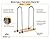 ShelterLogic LumberRack Firewood Rack Adjustable Steel Bracket Kit