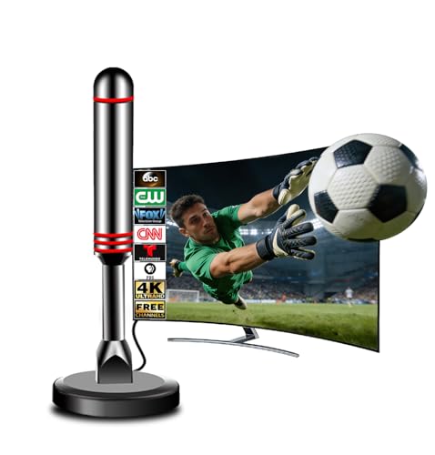 Antenne numérique HDTV longue portée avec amplificateur 4K pour la TNT