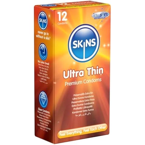 Skins AMSKUT12 Ultra Thin Premium Condoms Cover