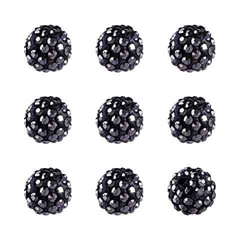 100 cuentas de bola de discoteca de hematita de cristal Shamballa Cover