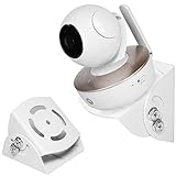 Adjustable Zinc Alloy Angle Wall Mount for Arlo Baby Monitor, Infant Optics DXR-8, Motorola, Samsung, Babysense, HelloBaby and Most Universal Monitors Camera