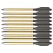 KingsArcheryÂ Crossbow Arrows Aluminum (12 Pack) 6 inch Bolts in Black and Gold for Hunting Crossbow Pistol Precision Target Arrow + KingsArcheryÂ Warranty