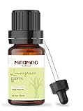 0.33 FL OZ-MINAMINO Lemongrass Essential Oil in Amber Glass Bottle with Euro and Pipette DROPPER-100