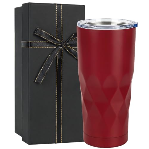 TBRFP Verre à bière 0,65 l - Chope à bière personnalisée avec couvercle - Verre à bière isotherme en acier inoxydable - Cadeau pour homme, papa, tasse isotherme - Sans BPA - Passe au lave-vaisselle