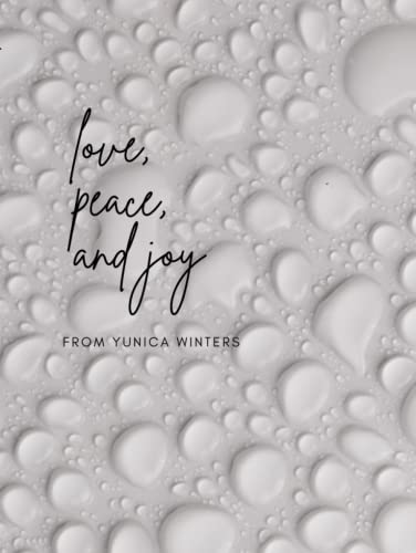 Love, Peace and Joy: For Console table, End table Coffee table, Bookshelf Display & Show Prop | Design on Spine 11'x8'inch