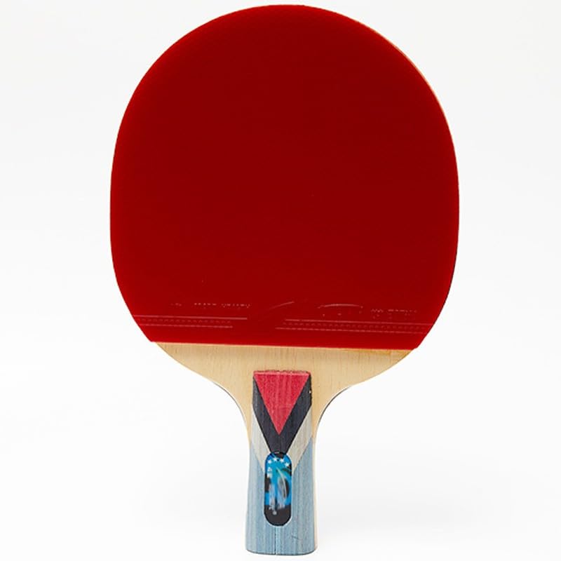ZWJYNOUEU Penhold Ping Pong Paddle, Short Handle Table Tennis Racket with Carrying Case, Chinese Table Tennis Paddle for Beginners, Kids, Adults