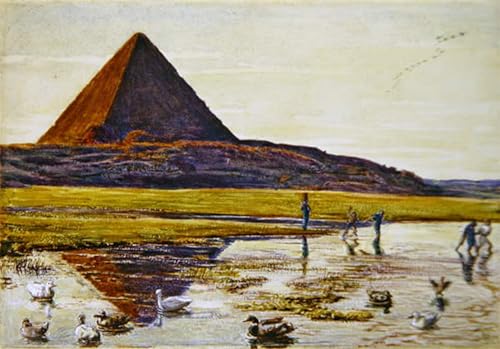 La Pyramide William Holman Hunt grand tableau déco pour habiller un mur nu