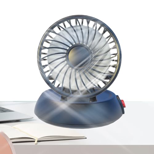 Ventiladores de autos que soplan aire frío, ventilador de autos portátiles | Circulador de aire único | Plegable ventilador de enfriamiento de USB potente, 3 engranajes ajustables, para camiones Vehíc