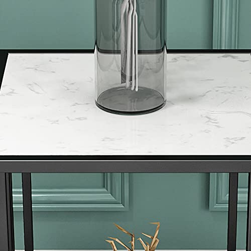 Table basse pour canapé en marbre petit support de fleurs de balcon - 4