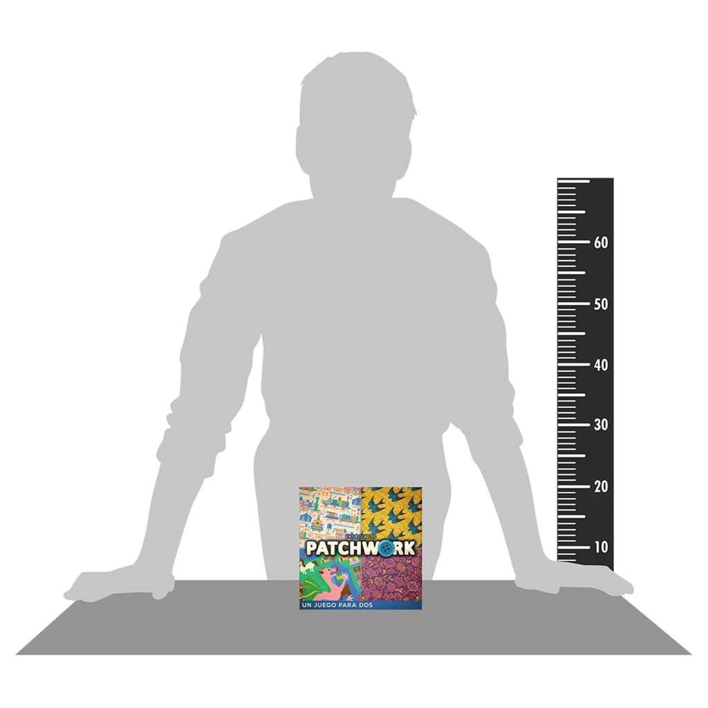 Asmodee Patchwork, Juego de Mesa De Estrategia y Puzzle, A Partir de 8 Años, para 2 Jugadores, 30 Minutos por Partida, Español
