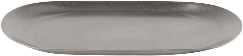 Vintage Inox Oval Cash Tray, S, Made in Japan, Cafe, Restaurant, Accounting, Hanging Coin, Stainless Steel, Aging Treatment, Unbreakable, Dishwasher Safe
