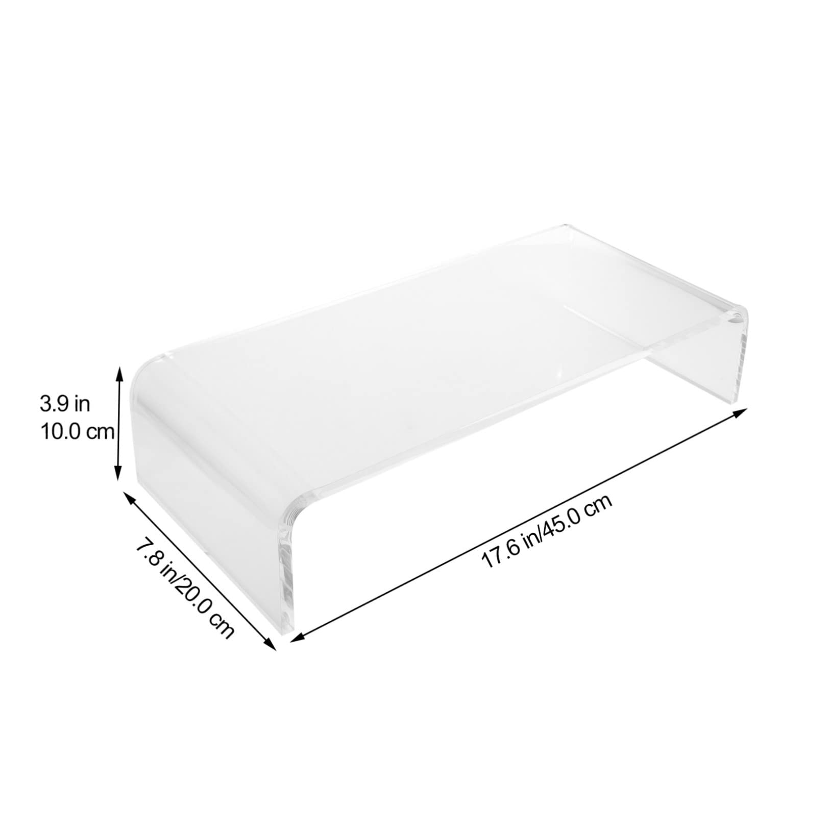 Protection de Clavier en Acrylique Transparente, Support Écran