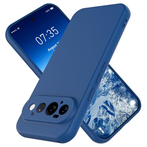 Coque Google Pixel 11 Pro silicone bleu foncé homme femme étui protection souple
